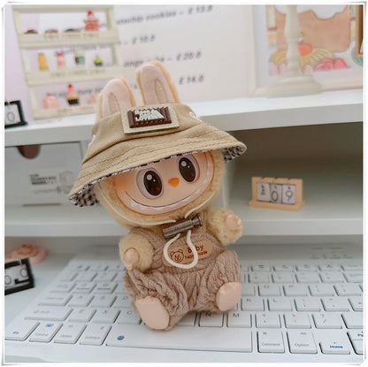 17cm Labubu Mini Doll Clothing Sets