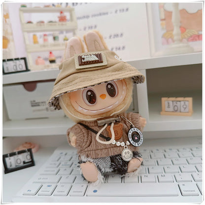 17cm Labubu Mini Doll Clothing Sets