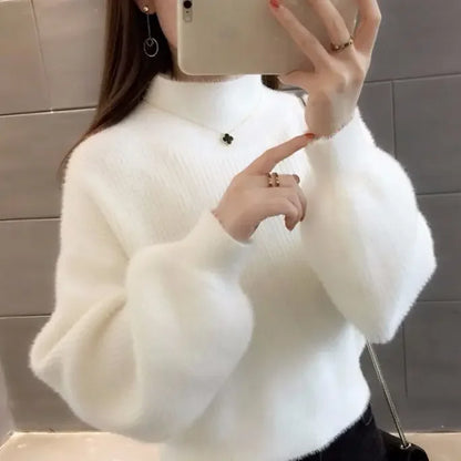 Pullover Mink Sweater---Soft as a cloud, stylish as your dreams. 💖☁️