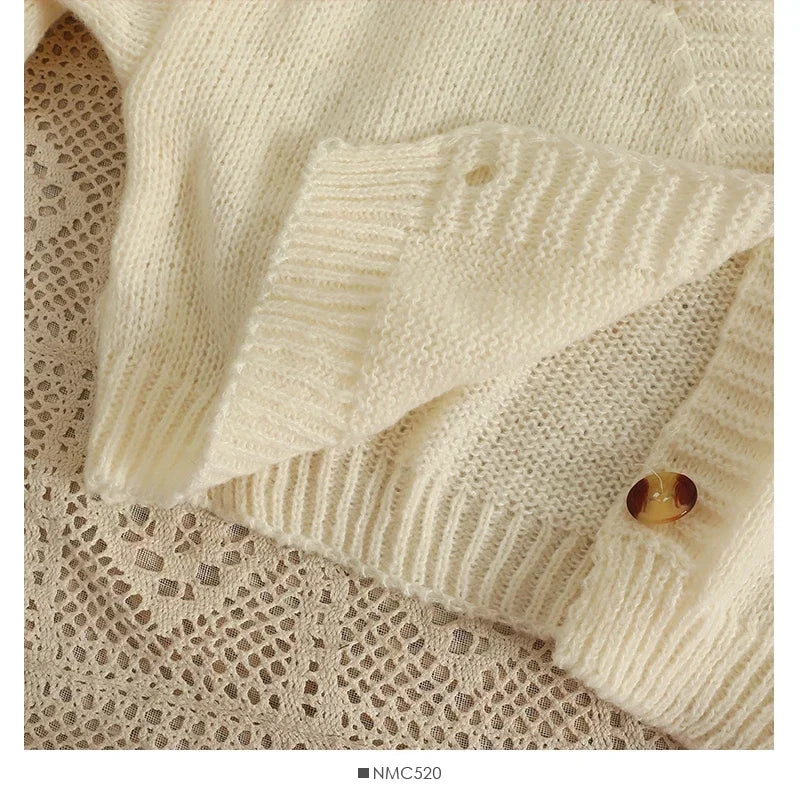 Blossom Beauty: Cozy Knitwear with Colorful Flowers