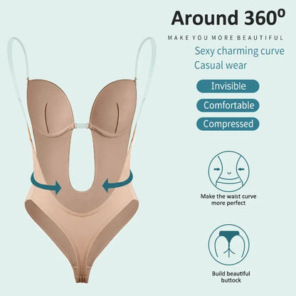 All-in-One Backless Shaper – Smooth, Sculpt & Lift Instantly