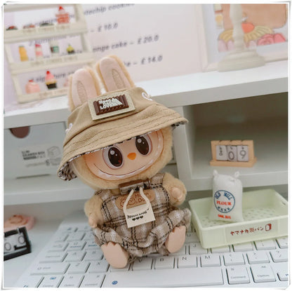 17cm Labubu Mini Doll Clothing Sets