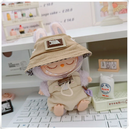 17cm Labubu Mini Doll Clothing Sets