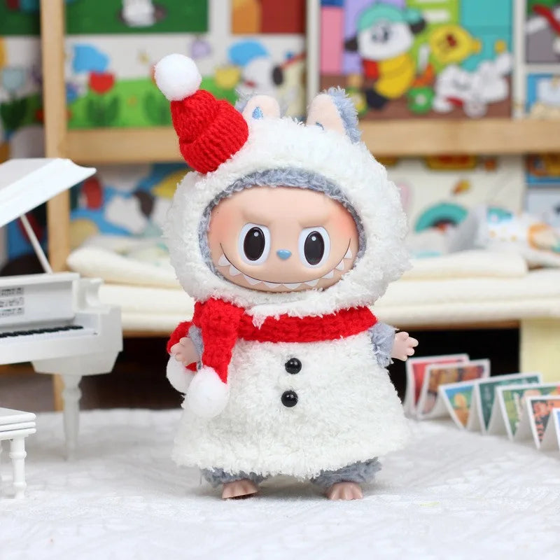 Labubu Xmas Dress-Up Set – Santa & Snowman