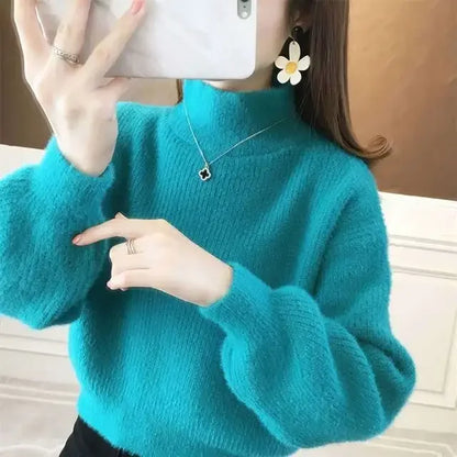 Pullover Mink Sweater---Soft as a cloud, stylish as your dreams. 💖☁️
