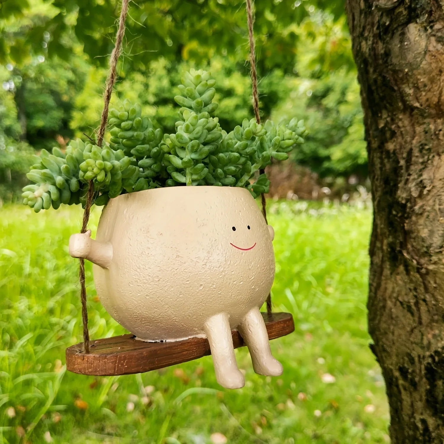 Happy Planters™ Character Plant Pots | Rocking Chair, Swing & Couple Designs