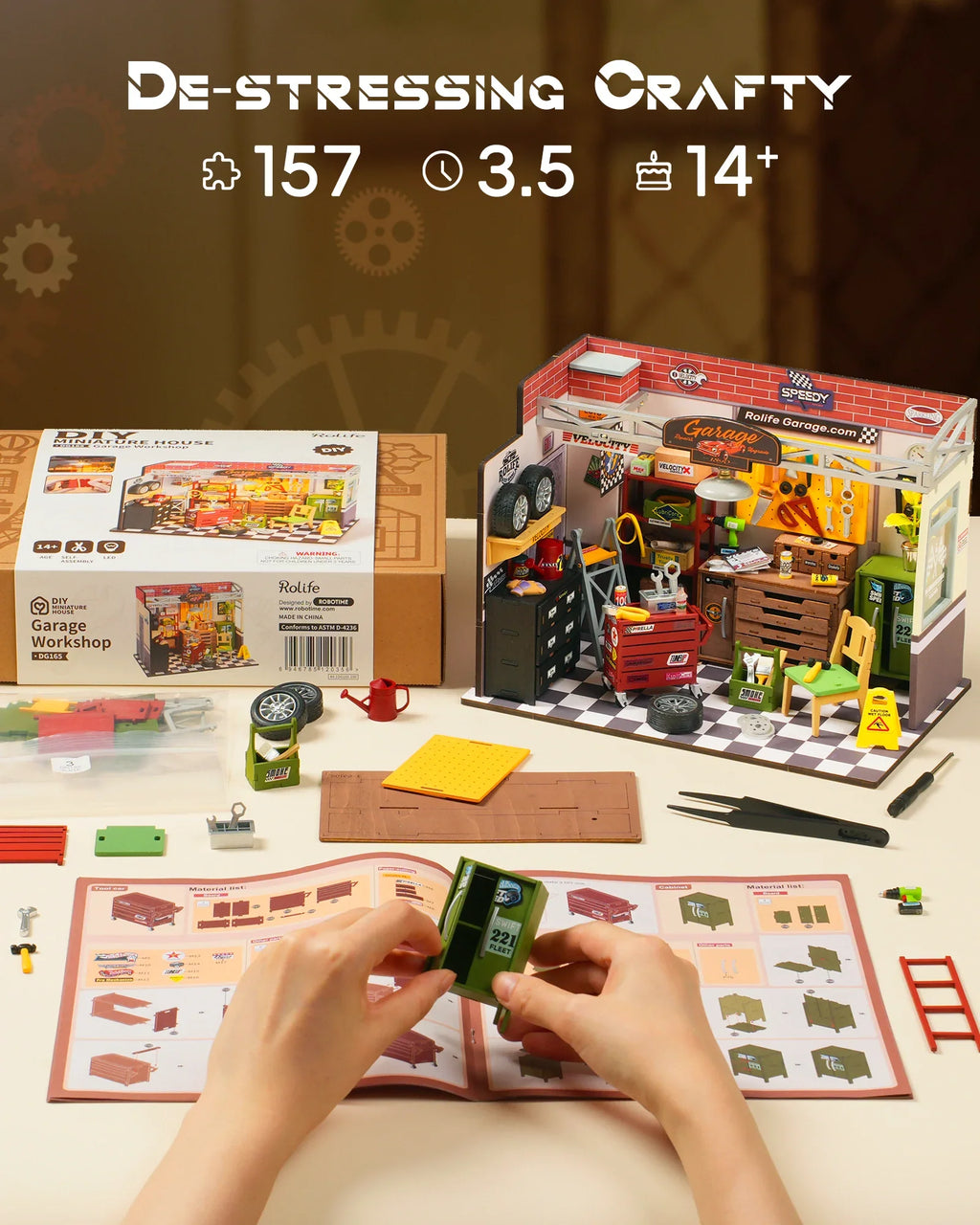 Glow-Up Garage – Playful DIY Mini House Craft Set